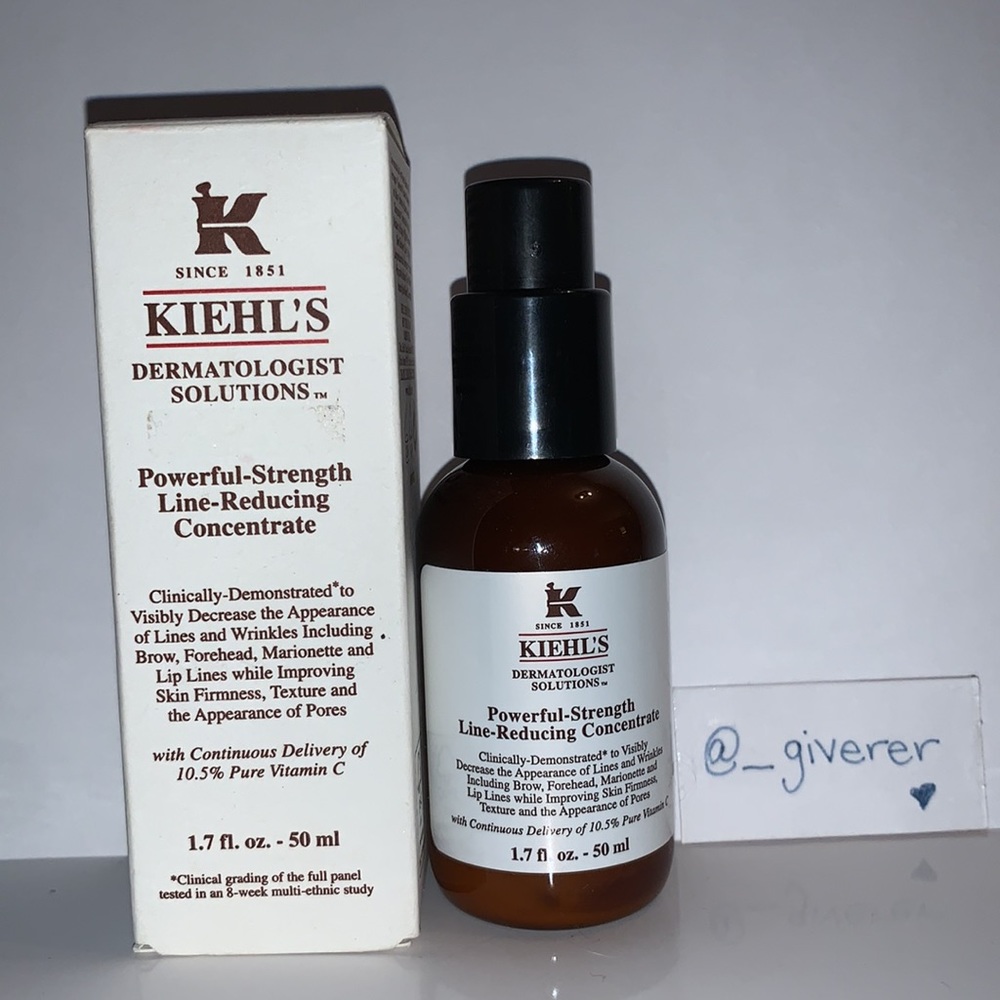 NIB Kiehl’s Powerful Strength Line Reducing Concentrate 1.7oz